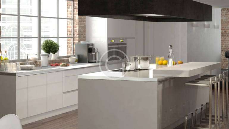 Wood & Stone Combimed for an Urban Style Kitchen