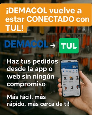 🔨 ¡Estamos de vueltaDEMACOL y PRODECON ahora estan de nuevo disponibles en TUL 📱 para que pue 1
